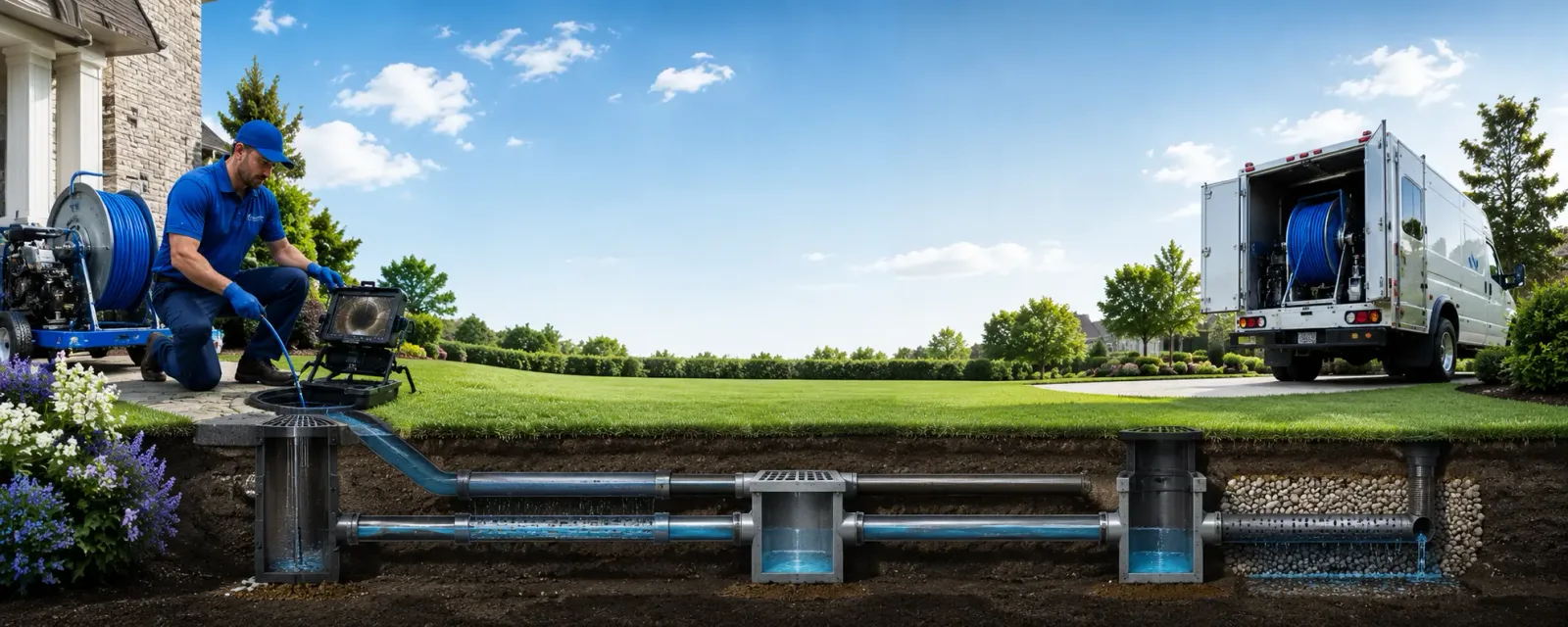 Outdoor drain cleaning information for Montalba, TX